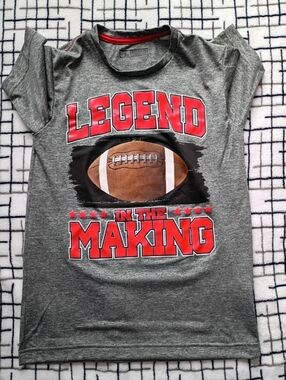 True Fan Football Big Boys Kids Shirt Size Medium